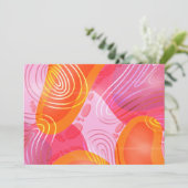 Lava Lamp Uitnodiging (Staand voorkant)