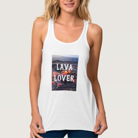 Lava Lover- vulkanische geologie Tanktop (Voorkant)