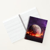 Lava Maan Notities Journaal Notitieboek (Binnen)