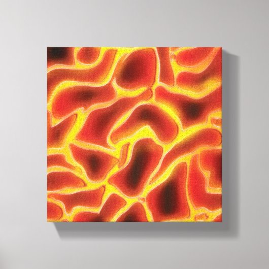 Lava Magma Canvas Afdruk (Voorkant)
