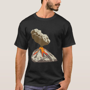 Lava Magma Eruption Geologie Vulkaan Magma T-shirt