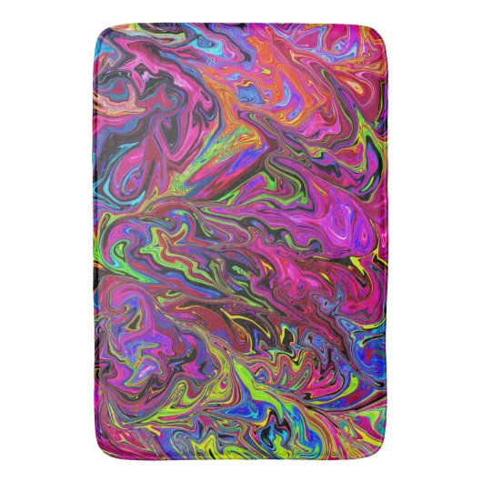 Lava of Colors Bath Mat (Voorkant Verticaal)