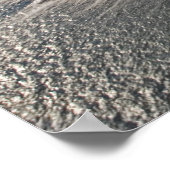 Lava ontmoet het Zee - Hawaii Poster (Hoek)