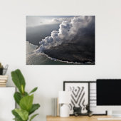 Lava ontmoet het Zee - Hawaii Poster (Thuiskantoor)