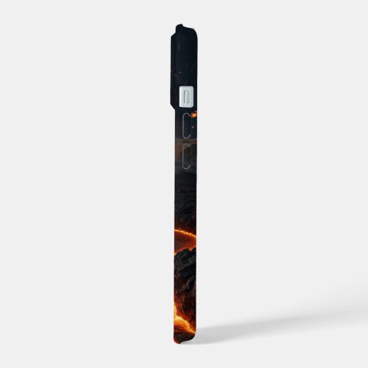 Lava-planeet iPhone 15 Case (Linkerkant)
