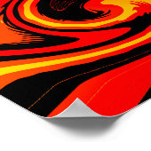 Lava-poster Poster (Hoek)