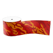 Lava Red Camo Grosgrain Lint (Spoel)