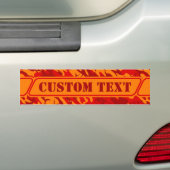 Lava Red Camouflage Bumpersticker (Op auto)
