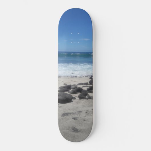 Lava Rock Beach Ocean Waves Persoonlijk Skateboard (Voorkant)