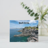 Lava Rock Formation at Jeju-do South Korea Briefkaart (Staand voorkant)