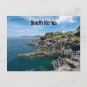 Lava Rock Formation at Jeju-do South Korea Briefkaart (Voorkant)