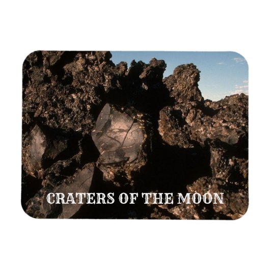 Lava Rock Formations, Craters of the Moon Park Magneet (Horizontaal)