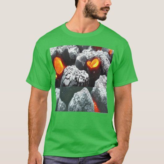 Lava rock girl t-shirt (Voorkant)