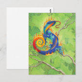 Lava Salamander Briefkaart (Voorkant / Achterkant)