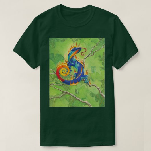 Lava Salamander T-shirt (Design voorkant)