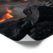 Lava Schedel Ram Hooglanden Poster (Hoek)