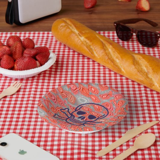 Lava Skull papieren schalen Papieren Kommen (Picknick)