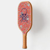 Lava Skull tan pickleball paddle (Links)