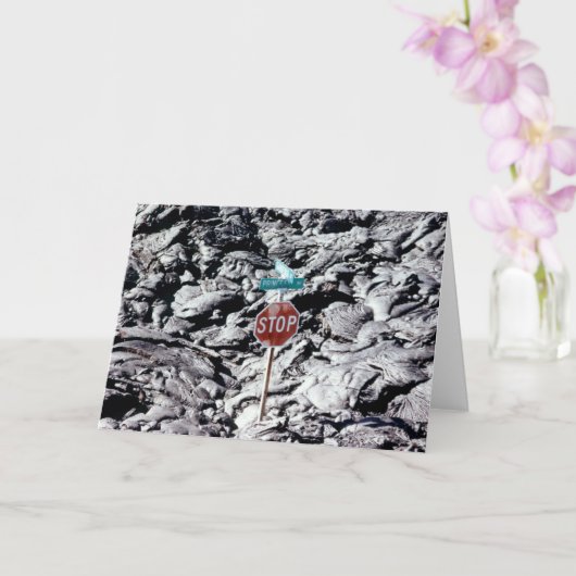 Lava Stop, Hawaï - Kaart (Orchidee)