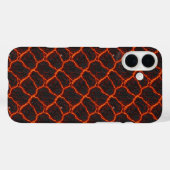 Lava Stroom Naadloos Patroon Case-Mate iPhone Case (Achterkant (horizontaal))