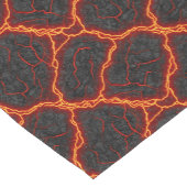 Lava Stroom Naadloos Patroon Korte Tafelloper (Hoek)