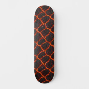 Lava Stroom Naadloos Patroon Persoonlijk Skateboard