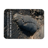 Lava stroom, Pahoehoe teen, Kraters van de Maan Magneet (Horizontaal)