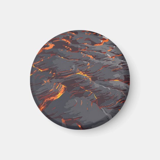Lava Stroompatroon Magneet (Voorkant)