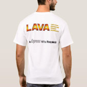 LAVA T-Shirt (Achterkant)
