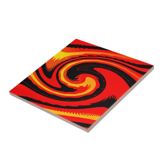 Lava Tegeltje (Zijkant)