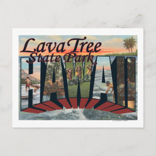 Lava Tree State Park, Hawaii Briefkaart