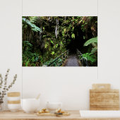 lava tube kilauea krater grote vulkaan poster (Keuken)