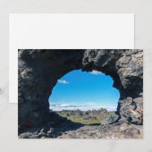 Lava-venster in Dimmuborgir, gebied Myvatn - IJsla Kaart (Voorkant / Achterkant)