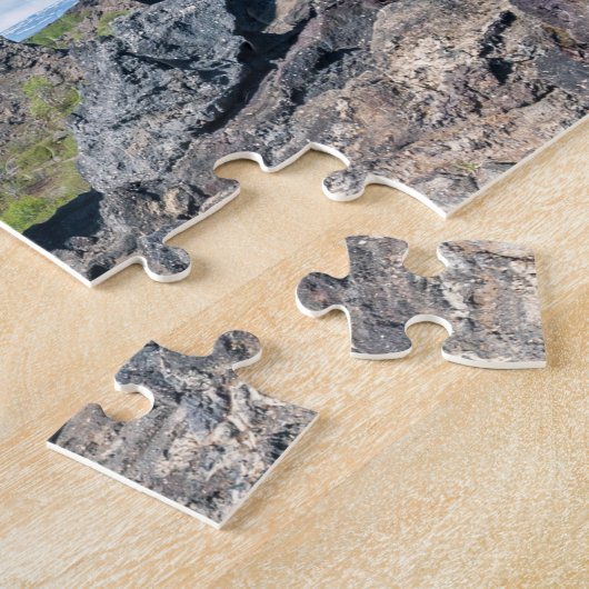 Lava-venster in Dimmuborgir, gebied Myvatn - IJsla Legpuzzel (Zijkant)