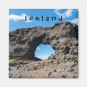 Lava-venster in Dimmuborgir, gebied Myvatn - IJsla Magneet