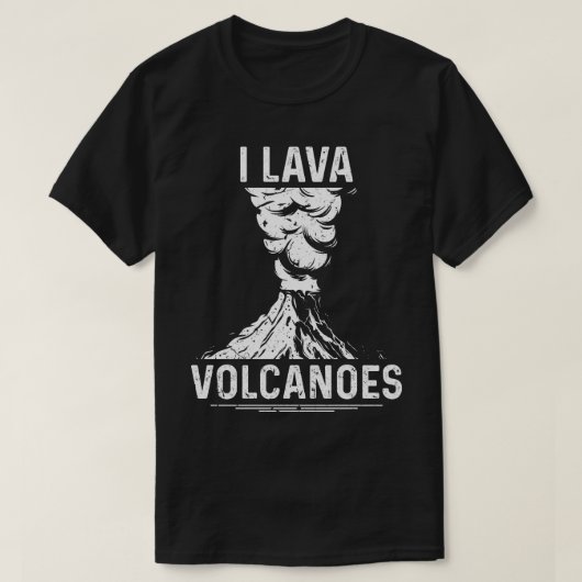 Lava Vulkanen Geoloog Rockhound T-shirt (Design voorkant)