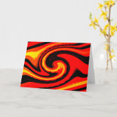 Lava-Wenskaart Kaart (Gele Bloem)