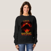 Lava Whisperer for Volcanologist Volcano Geology   Trui (Voorkant volledig)