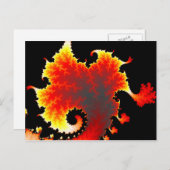 Lava-Zee - Fractal Briefkaart (Voorkant / Achterkant)