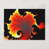 Lava-Zee - Fractal Briefkaart (Voorkant)