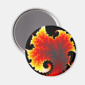 Lava Zee - Fractal Magnet (Voorkant / Achterkant)