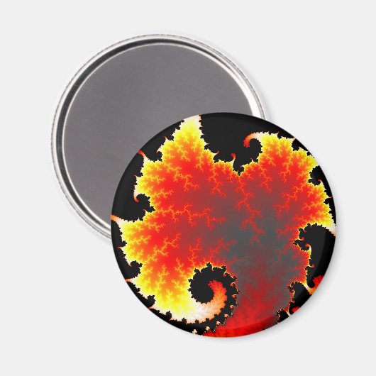 Lava Zee - Fractal Magnet (Voorkant / Achterkant)