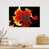 Lava-Zee - Fractal Poster (Keuken)