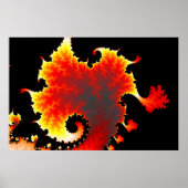 Lava-Zee - Fractal Poster (Voorkant)
