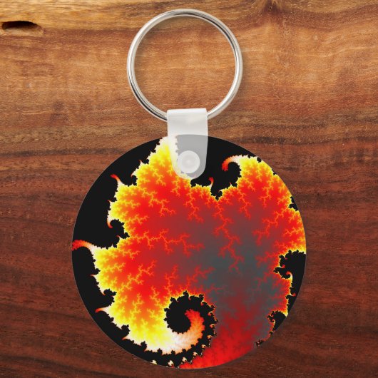 Lava-Zee - Fractal Sleutelhanger (Voorkant)