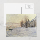 Lavacourt under Snow, c.1878-81 Briefkaart (Voorkant / Achterkant)