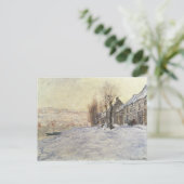 Lavacourt under Snow, c.1878-81 Briefkaart (Staand voorkant)