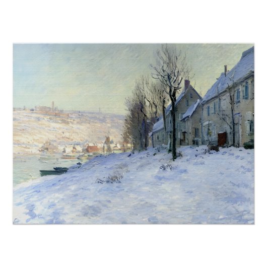 Lavacourt zon en sneeuw perfect poster (Voorkant)