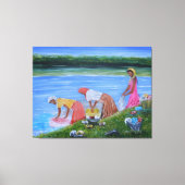 Lavadeiras Canvas Afdruk (Voorkant)