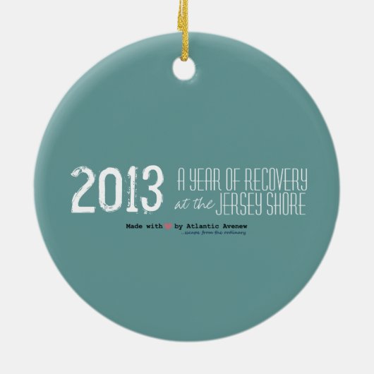 Lavallette - 2013 - Herstel bij de kust Keramisch Ornament (Achterkant)